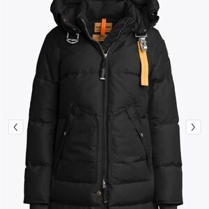 Black Hooded Puffer Jacket